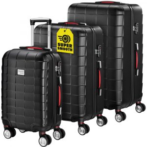 Hartschalenkoffer-Set Exopack 3-tlg Schwarz ABS | DeubaXXL DE