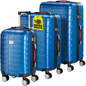 Hartschalenkoffer-Set Exopack 3-tlg Blau ABS | DeubaXXL DE