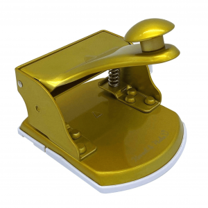 Locher mit Anschlagschiene, Sonnengelb | Kornet und Hahn