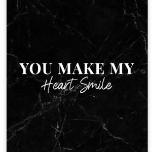 Postkarte | “You make my heart smile“ | Donari