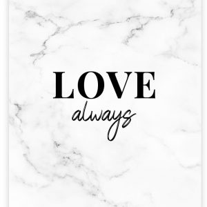 Postkarte | “Love always“ | Donari