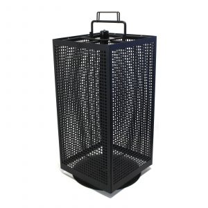 Metalldrehständer für 8 Motive – Schwarz | Donari