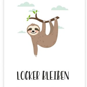 Postkarte | “Locker bleiben.“ | Donari