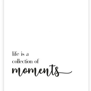 Postkarte | “Life is a collection of moments“ | Donari