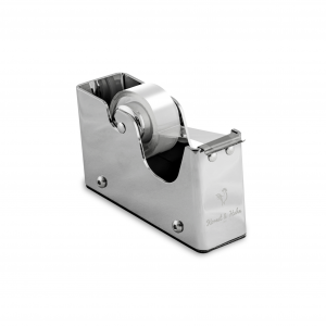 Klebebandspender – Luxury Line, Silber Chrom | Kornet und Hahn