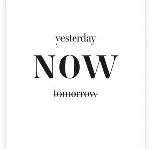 Postkarte | Yesterday, now, tomorrow. | Donari