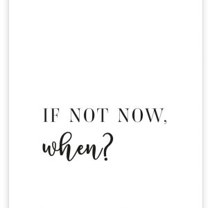 Postkarte | If not now, when? | Donari