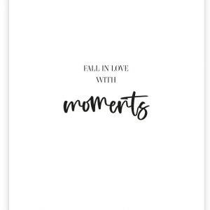 Postkarte | Fall in love with moments | Donari