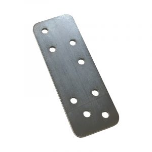 Universalmontageplatte 55x150x4 verzinkt mit Bohrungen für GTS180/170 Camelion | Gartentorschliesser