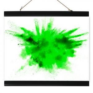 Magnetische Posterleisten 140 cm, Paar, Kunststoff schwarz | Close Up