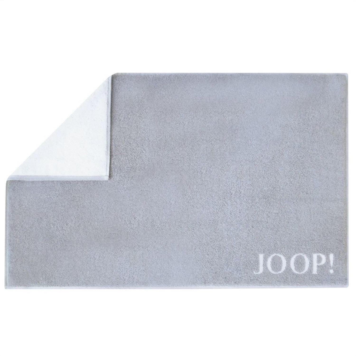 Joop! Badematte Duschvorleger Badvorleger 1600-076 Silber Weiß 50x80 | Bettenhaus-Breuer