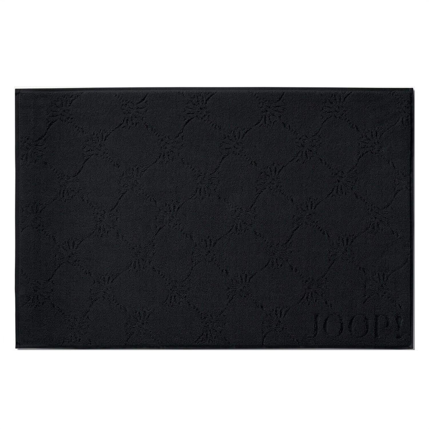 Joop! Badematte Duschvorleger Uni Cornflower 1670-906 Schwarz 50x80 | Bettenhaus-Breuer