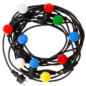 E27 LED Girlande mit 10 Lampen – ideal für Garten, Party & Deko – Lichterkette | jungeslicht.de