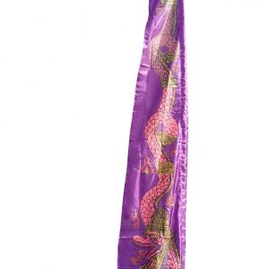 DEKOVALENZ – Drachenfahnen-Stoff DRAGON mit herzförmiger Spitze, versch. Farben 5 Meter, lila | DEKOVALENZ