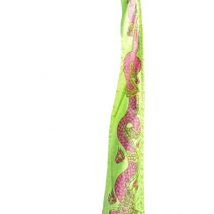 DEKOVALENZ – Drachenfahnen-Stoff DRAGON mit herzförmiger Spitze, versch. Farben 5 Meter, hellgrün | DEKOVALENZ