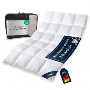 Daunenbett neue warme premium Daunen Bettdecke 135×200 Daunenpass 850g | Bettenhaus-Breuer