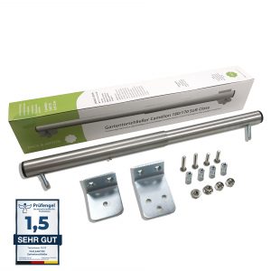 Gartentorschließer GTS 180/170 Camelion inkl. Montagewinkelset (silber) | Gartentorschliesser