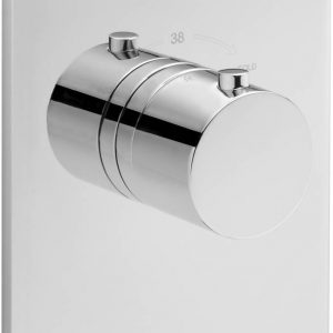 Saqu Shine Ablaufteil 3-Wege Duschthermostat Chrom | Saniweb