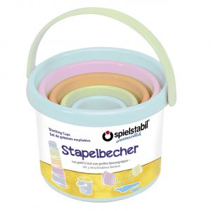 Spielstabil Stapelbecher-Set pastell 5-teilig | TS-Hobby
