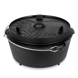 Petromax Feuertopf ft12 mit Füßen, schwarz, ca. 21 x 25 x H16 cm | Pflanzen Kölle