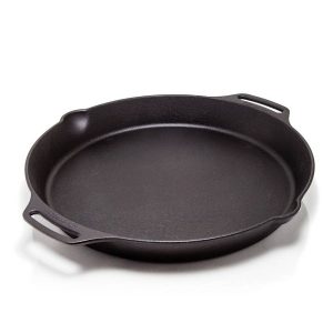 Petromax Feuerpfanne mit zwei Henkel, schwarz, ca. 47 x 42 x H5 cm | Pflanzen Kölle