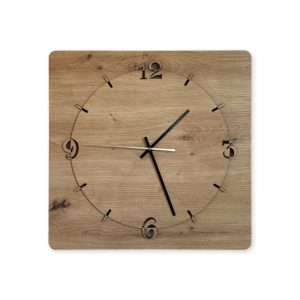 3D-Uhr Motiv “Klassik” 40cm x 40cm | Wohndesignplus