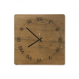 3D-Uhr Motiv “römische Zahlen” 40cm x 40cm | Wohndesignplus