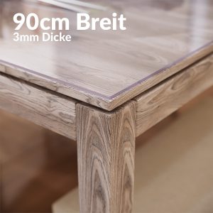 Tischfolie transparent Tischschutzfolie 3mm 90cm Breite | tischschutz