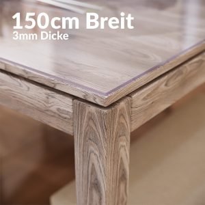 Tischfolie transparent Tischschutzfolie 3mm 150cm Breite | tischschutz