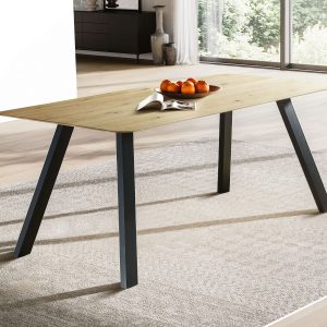 Esstisch TIM aus massiver Wildeiche | massive-naturmoebel