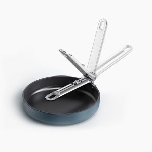 Joseph Joseph Space Klappgriff Keramik Antihaft 20 cm Blau Bratpfanne, One size, Blau | Joseph Joseph