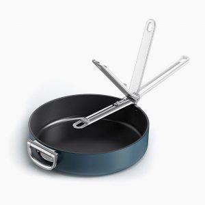 Joseph Joseph Space Klappgriff Keramik Antihaft 28 cm Blau Bratpfanne, One size, Blau | Joseph Joseph