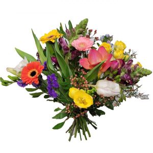 bunter Blumenstrauß – Frühlingfarben | Flora Trans