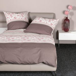 Janine Feinbiber Bettwäsche Davos 65160-01 Paisley Streifen 135×200 | Bettenhaus-Breuer