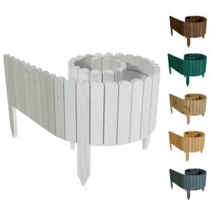 Beeteinfassung rollboarder aus Holz – Höhe 40 cm | Gartentorschliesser