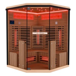 Dewello Infrarotkabine KENORA 140cm x 140cm | TroniTechnik