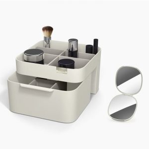 Joseph Joseph Taschenspiegel & Make-up Organizer-Set, One size, Beige | Joseph Joseph