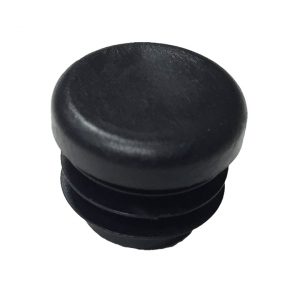 Stopfen für 20 mm Rundrohre – schwarz | Gartentorschliesser