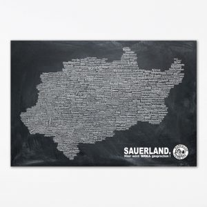 Poster Sauerland Hier wird WOLL gesprochen! HomebaseSauerland (70×50 cm) | WOLL Onlineshop