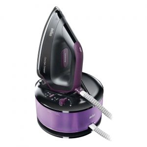 Braun IS 2144 BK in lila | Dampfb?geleisen | Entkalkungsfunktion | Anti-Tropf-System | Schnelles Aufheizen | Easy-Lock-System | Eco-Temperaturmodus |