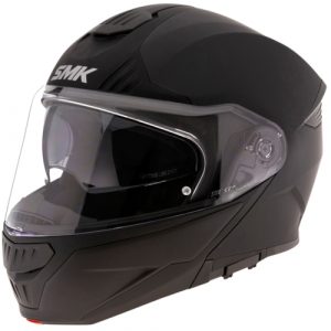 SMK Gullwing Solid, Modular helmet, Matt Black | RAD