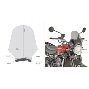 GIVI Universal windshield, for motorcycles, A210 | RAD