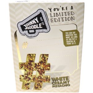 Johnny Doodle Tafelschokolade White Creamy Pistachio | Motatos DE
