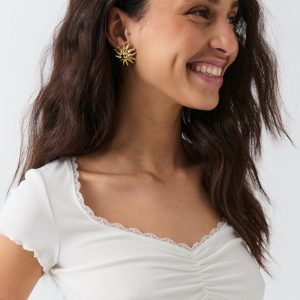 Lace detail top | Gina Tricot DE