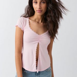 Lace detail top | Gina Tricot DE