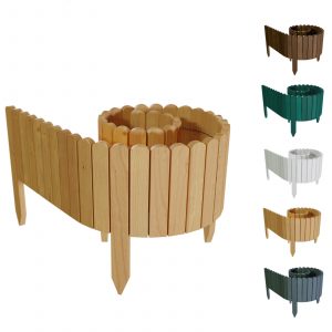 Beeteinfassung rollboarder aus Holz – Höhe 10 cm | Gartentorschliesser