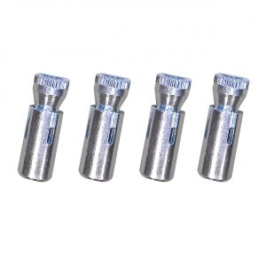 4x Blechdübel M6 (Filipp-Dübel) | Gartentorschliesser