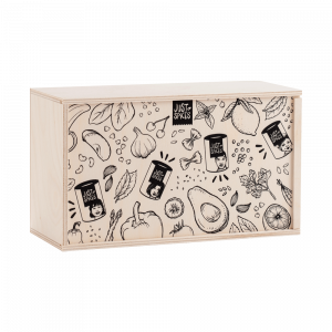 Kleine Holzbox: 8 Gewürze | Just Spices