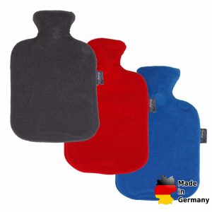Fashy Wärmflasche mit Fleecebezug 2L | Rutscherlebnis-Shop