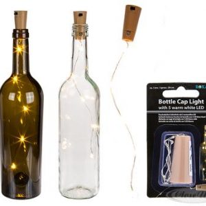 Flaschenkorken LED-Lichter ketten,2-er Set mit je 5 LED’s | Close Up